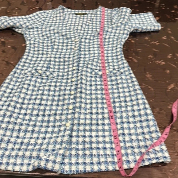 Melanie Women's Tweed V-Neck A-Line Dress NWithout tag - Picture 6 of 11